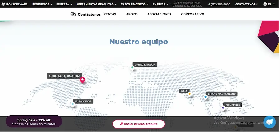 5 mejores empresas de Desarrollo de Software en Chicago Empresa Iron Software